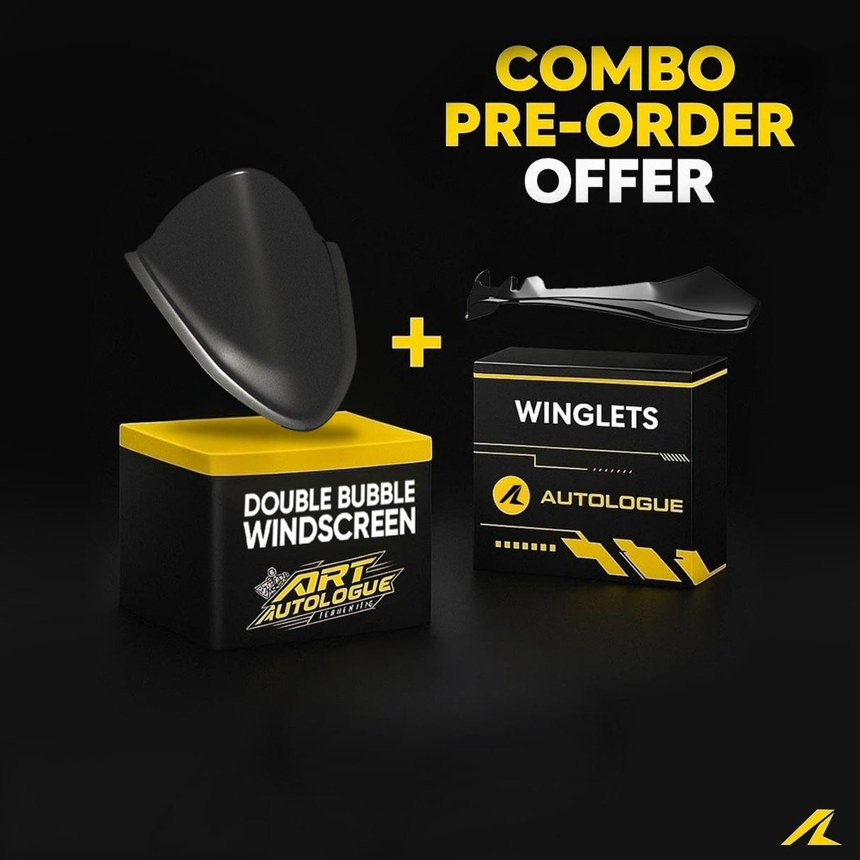 Aprilia RS 457 | Aero Combo Kit (Winglets + Visor)