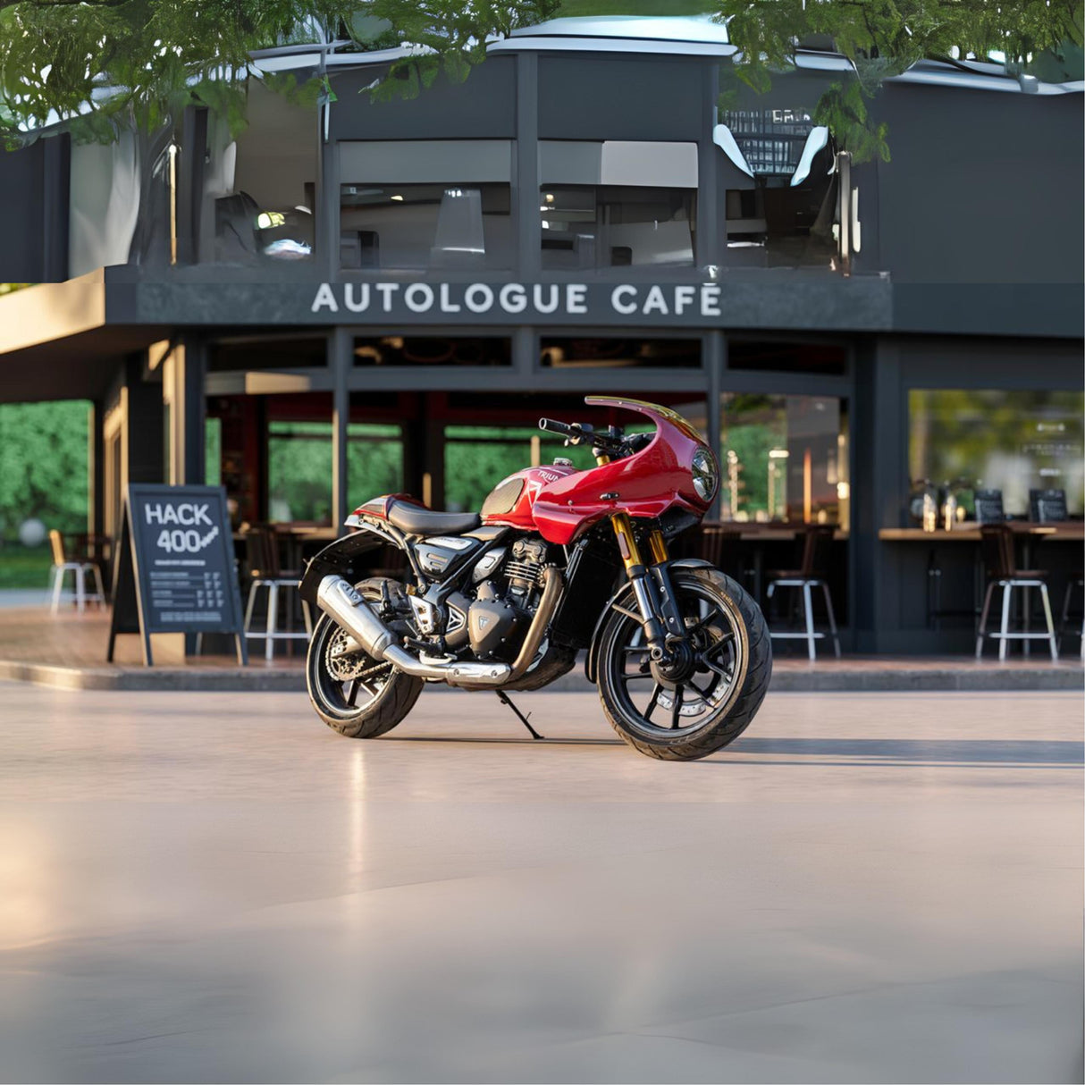 HACK for the Speed 400: Hedgehog Autologue Cafe Kit