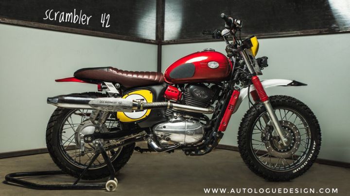 Jawa Scramble 42 Breaks Cover at Jawa Day in Bangalore