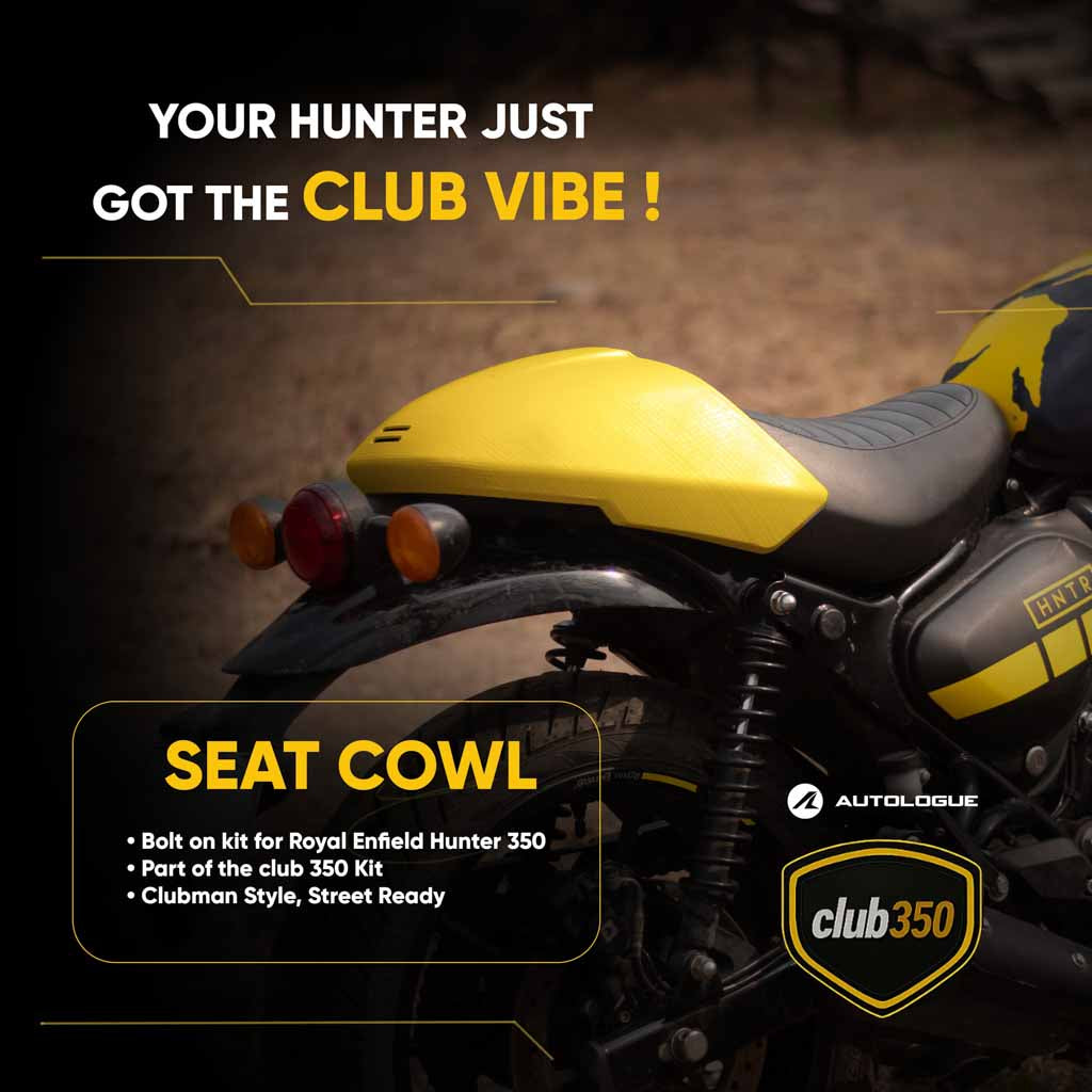 Club 350 seat cowl for Hunter